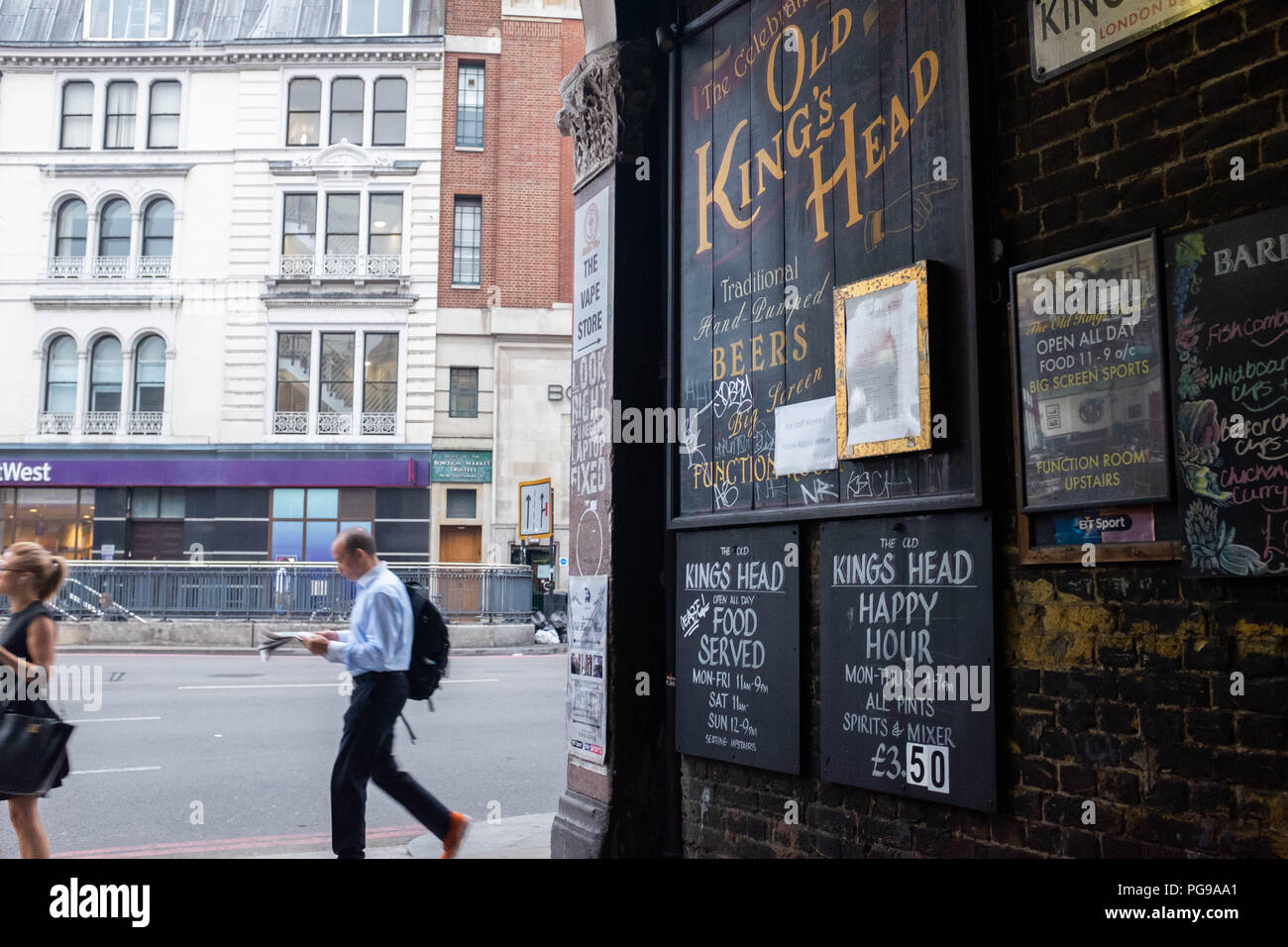 King's Head Hof, Southwark, London, UK Stockfoto