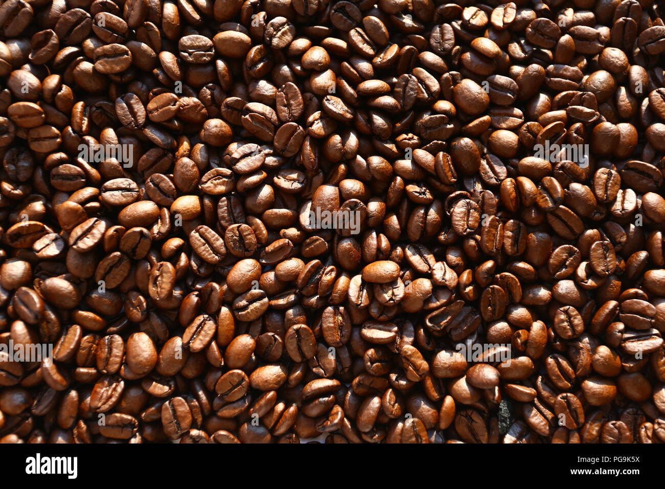 Essen und Trinken: Kaffee Bohnen Stockfoto