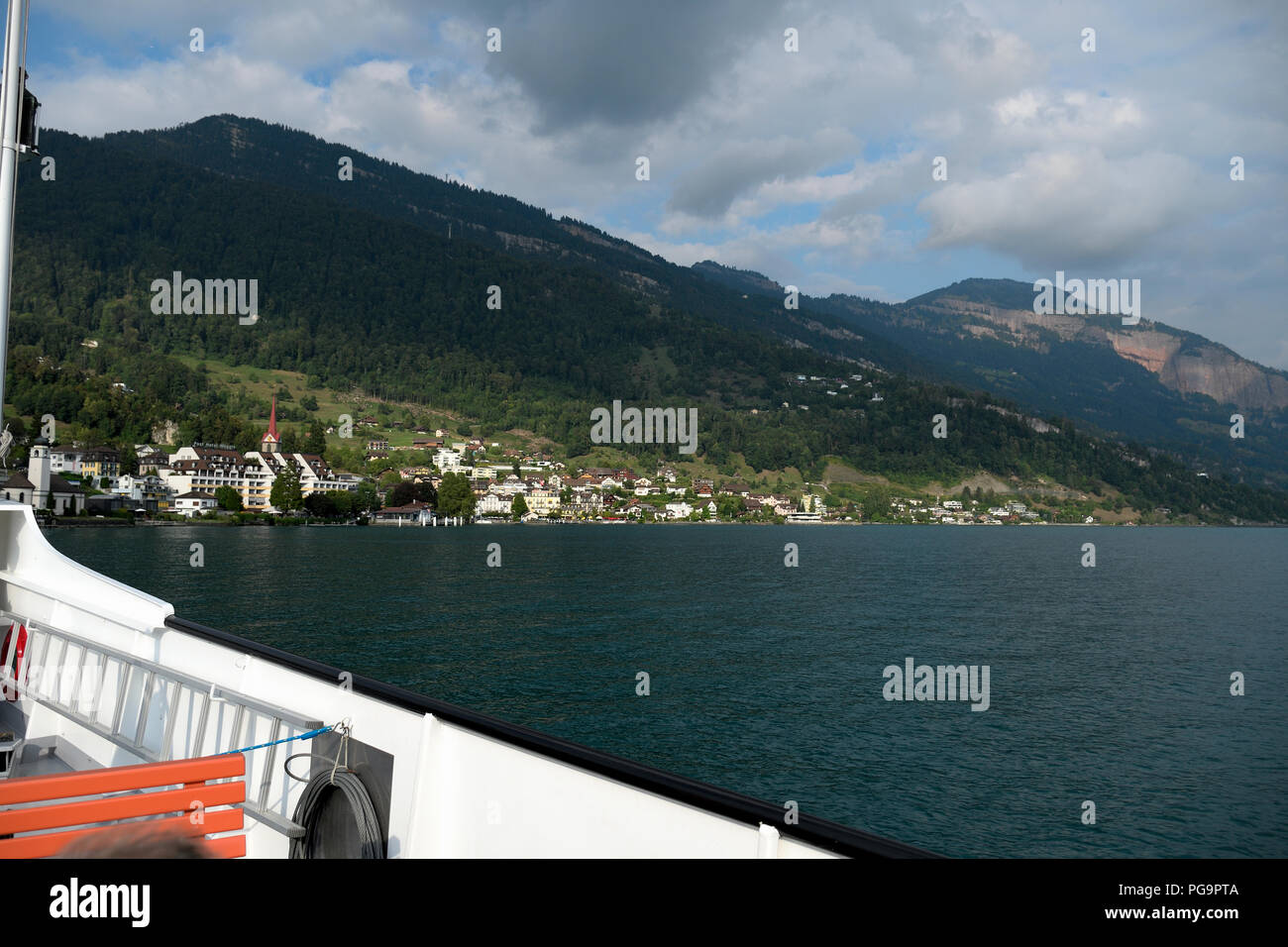 Veduta di Lucerna - Blick auf Luzern - Blick in Luzern Stockfoto