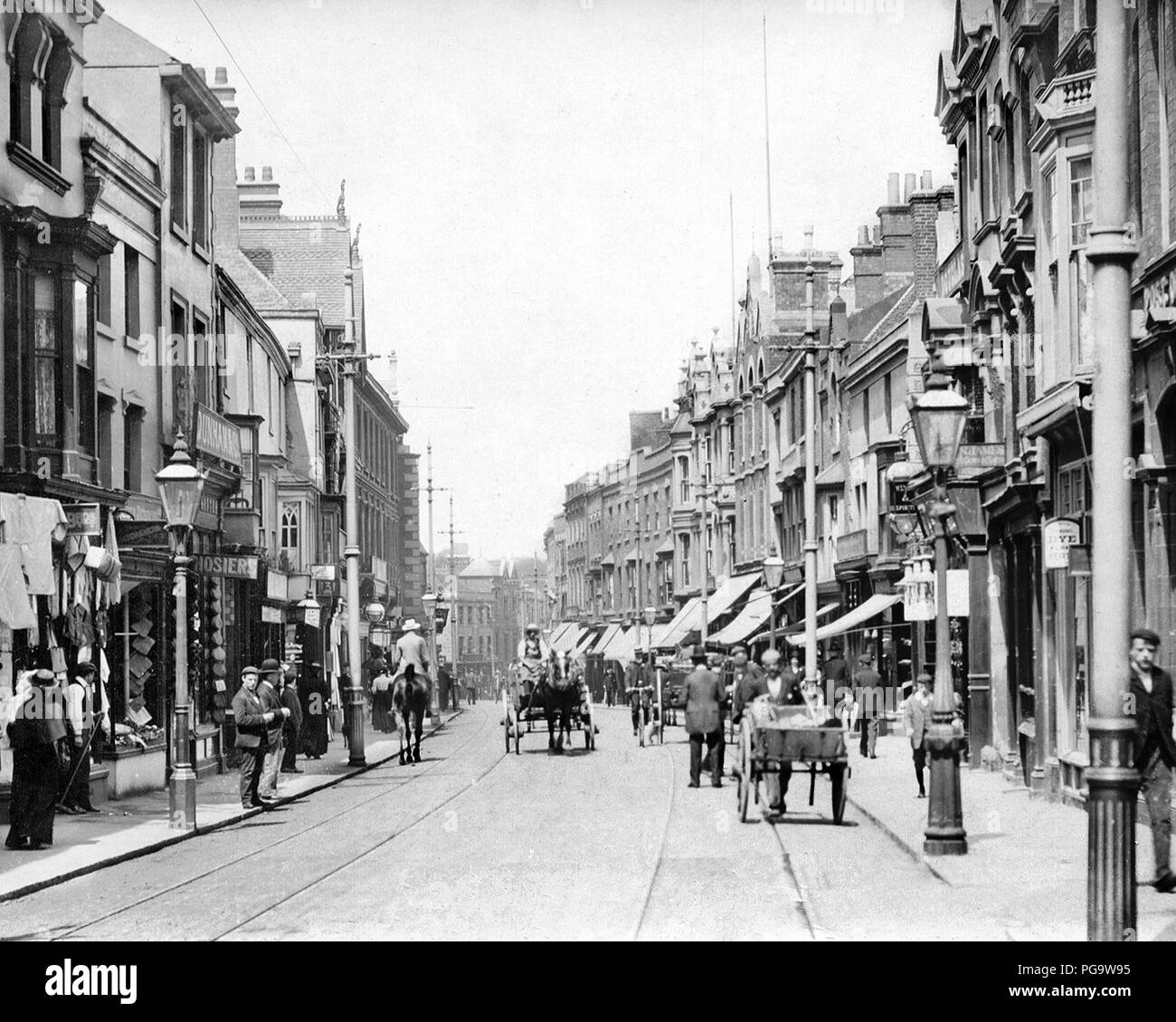 High Street, Stourbridge, Anfang 1900 s Stockfoto