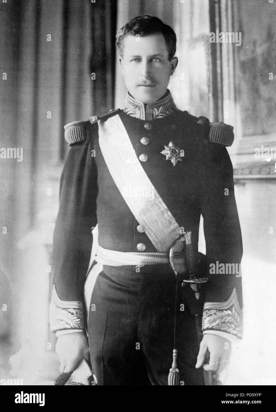 König der Belg. [D. h. Belgien], S.A.R. Monseigneur le Prince Albert de Belgique Stockfoto