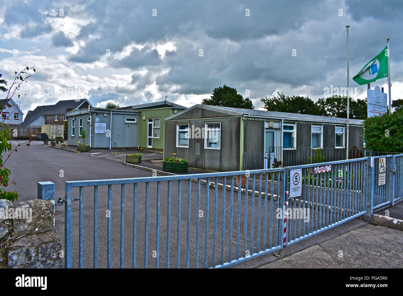 St Davids Kirche in Wales Grundschule im Dorf in der Nähe von Colwinston Cowbridge in das Tal von Glamorgan, Wales Stockfoto