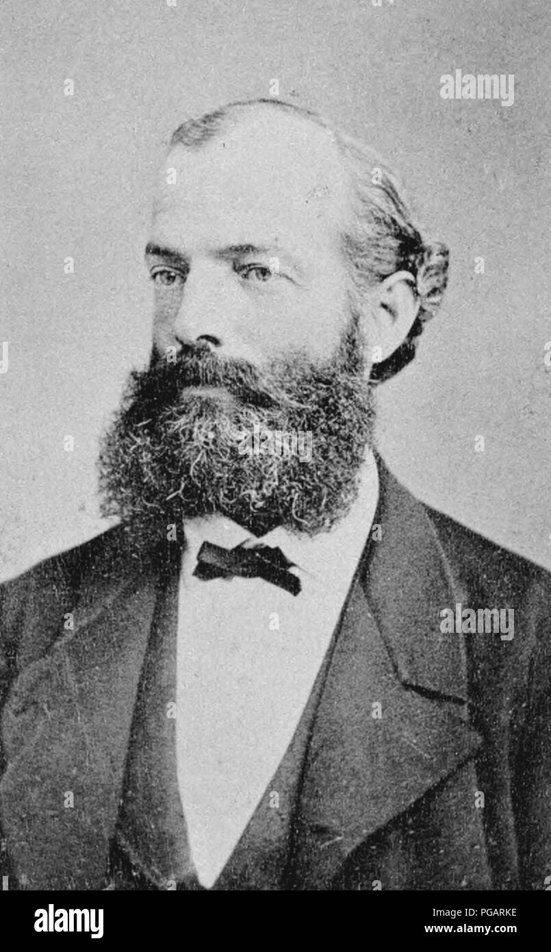 August Kekule ca 1880. Stockfoto