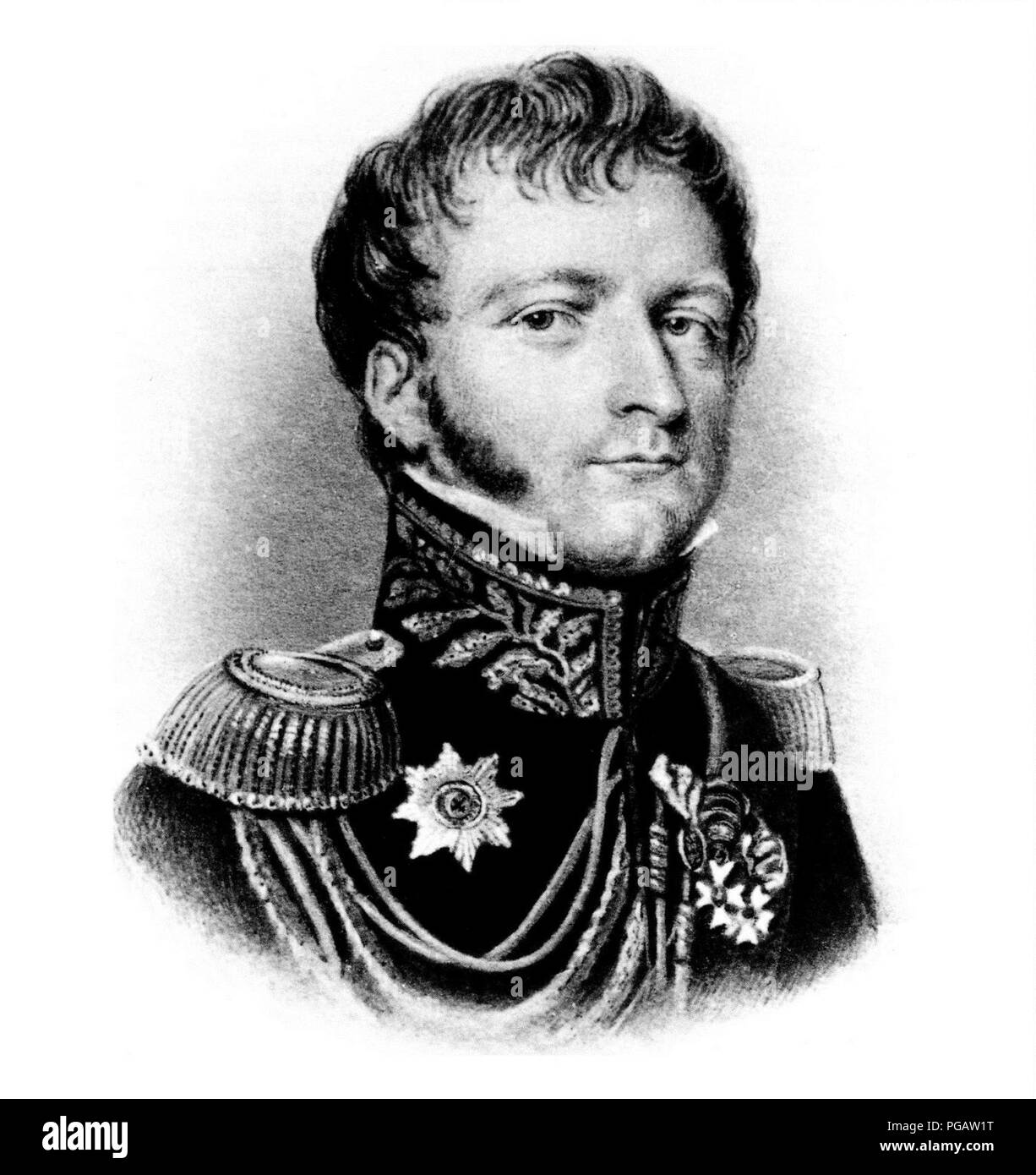 August von Kruse. Stockfoto