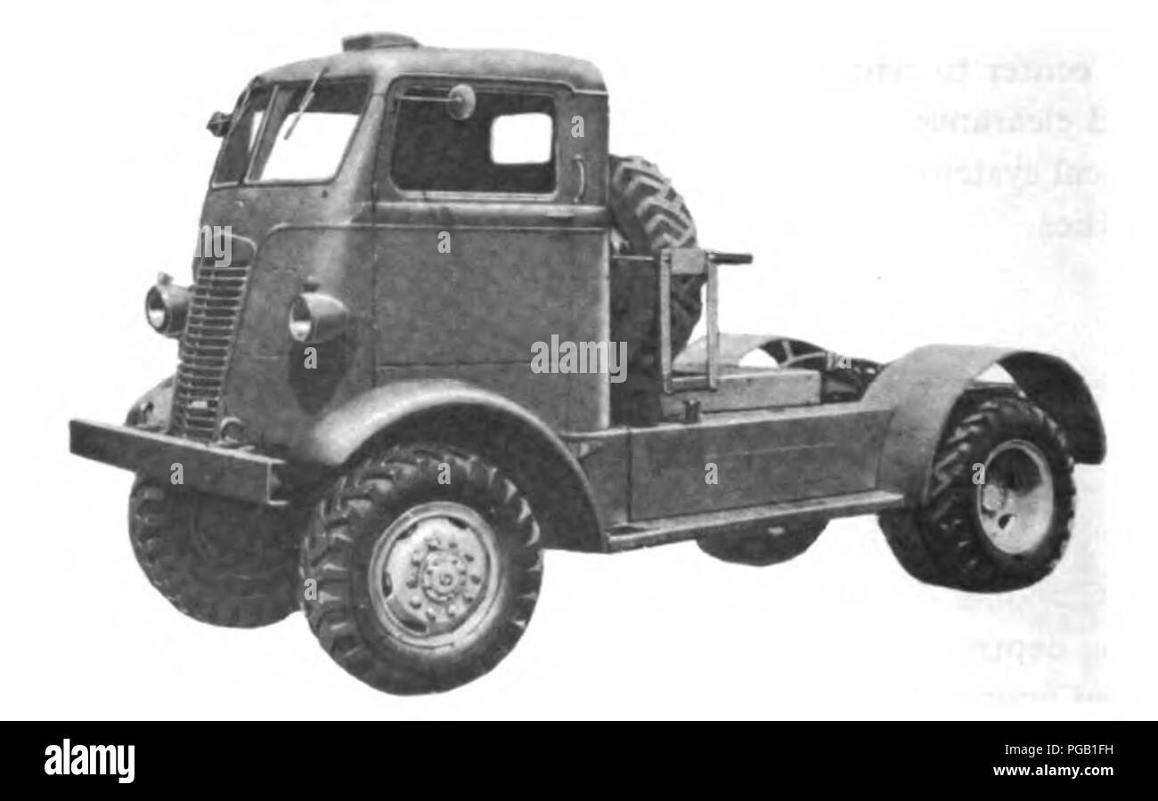 Autocar 2 ½-Tonne 358 cu.in Traktor Lkw von TM 9-2800 (1943). Stockfoto