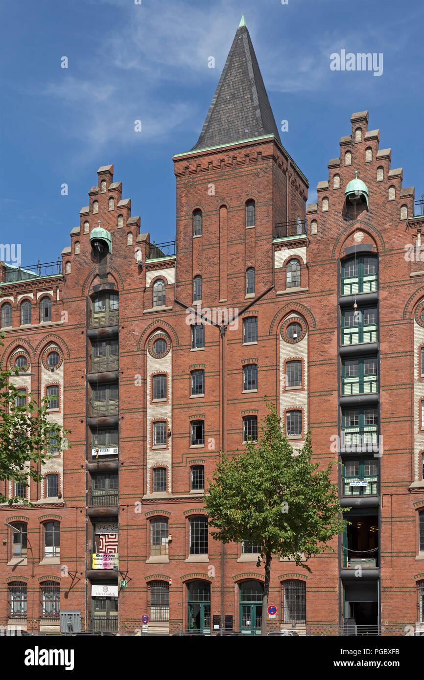 Die Speicherstadt (storehouse District), Hamburg, Deutschland Stockfoto
