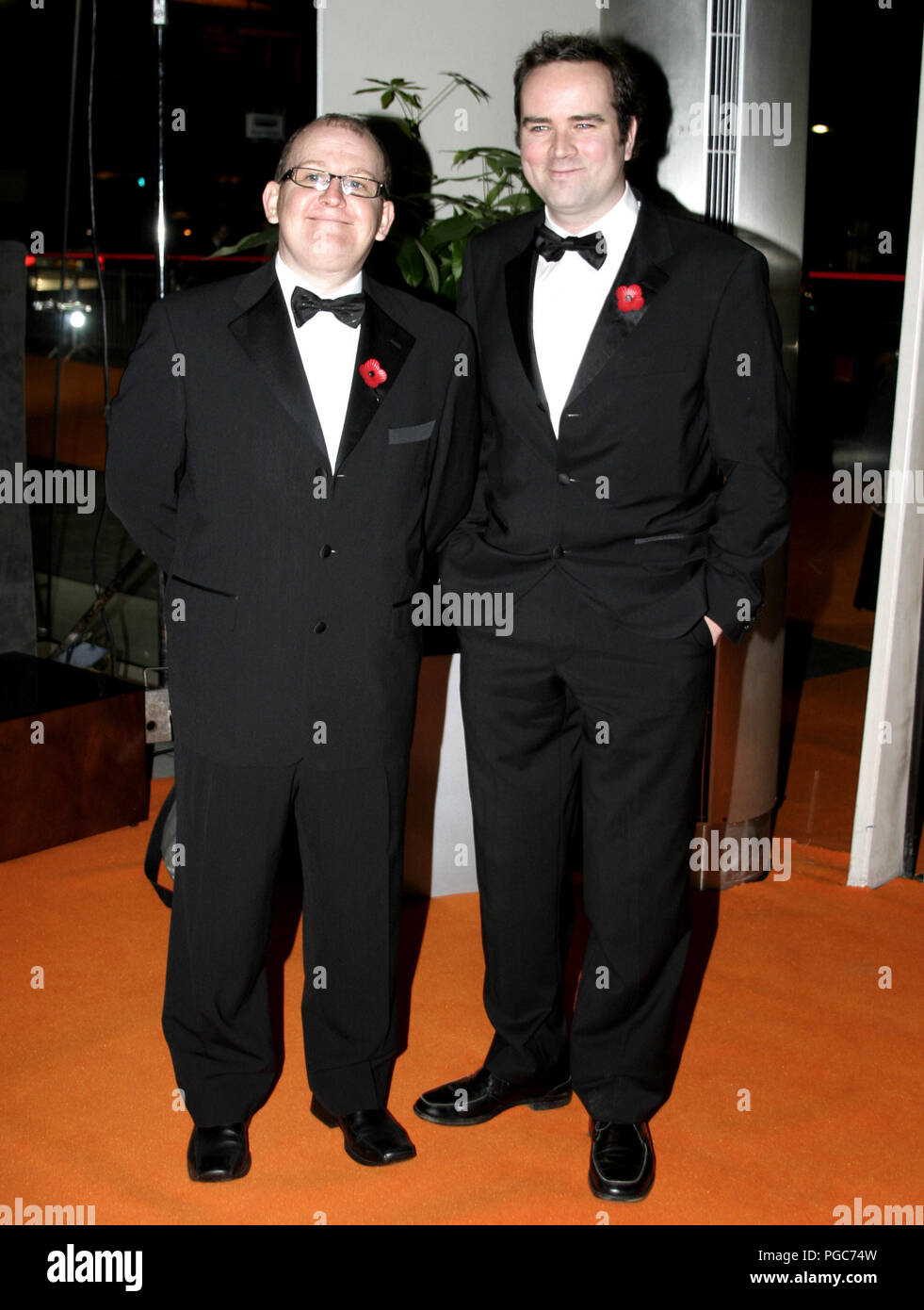 Ford Kiernan und Greg Hemphill sind zwei von Scotlands lustigsten und beliebtesten Comedians und Darsteller. Stockfoto