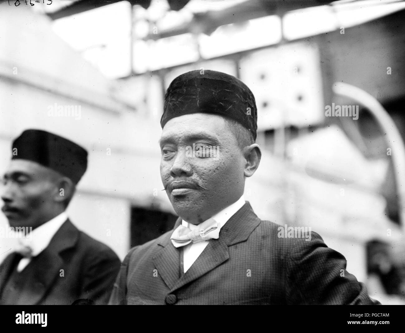 Der Sultan von Sulu mit anderen 9 24 1910 Stockfoto