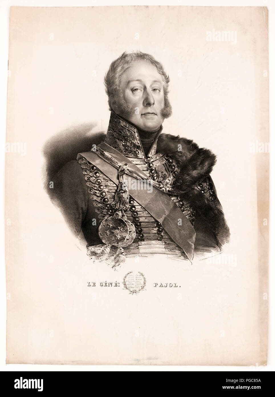 General Pierre Claude Pajol Stockfoto