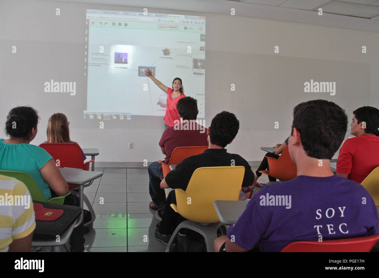 Institut für Technologie und hervorragende Studien von Monterrey. Tamaulipas Tampico Campus. Universität leben, Technologie von Monterrey, Gelehrter, mty, Stockfoto