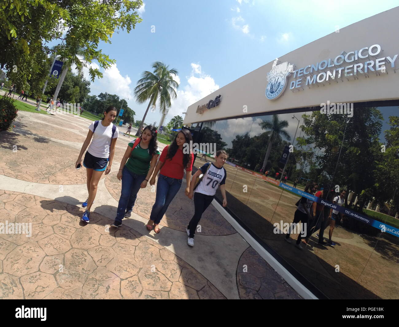 Institut für Technologie und hervorragende Studien von Monterrey. Tamaulipas Tampico Campus. Universität leben, Technologie von Monterrey, Gelehrter, mty, Stockfoto