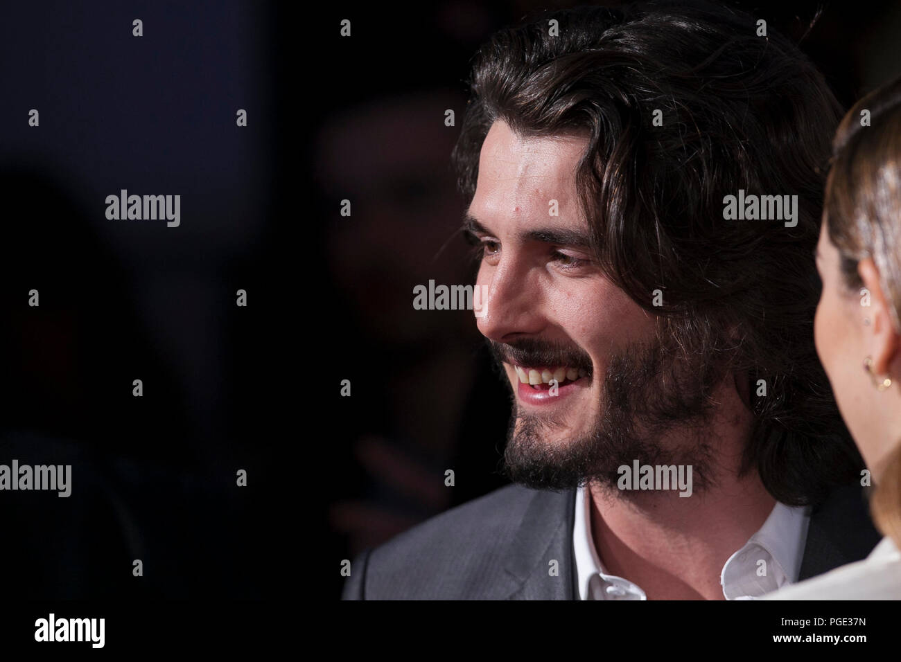 Schauspieler Yon Gonzalez wirft während der 'Perdiendo El Norte" Film Premiere photocall in Madrid, Spanien. März 05, 2015. (ALTERPHOTOS/Victor Blanco) Stockfoto