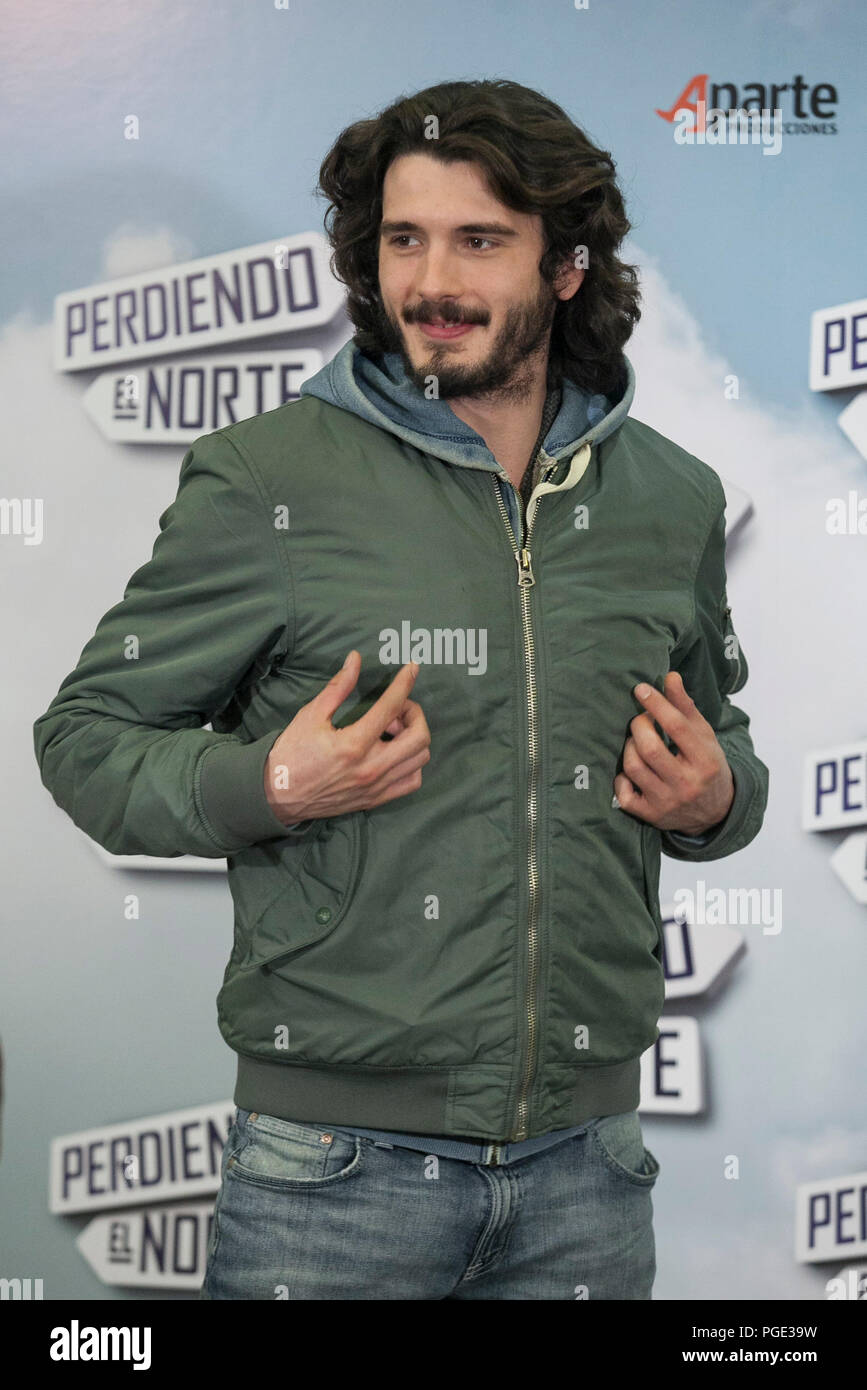 Schauspieler Yon Gonzalez wirft während der 'Perdiendo El Norte" Filmvorführung photocall in Madrid, Spanien. März 03, 2015. (ALTERPHOTOS/Victor Blanco)/NORTEp Stockfoto