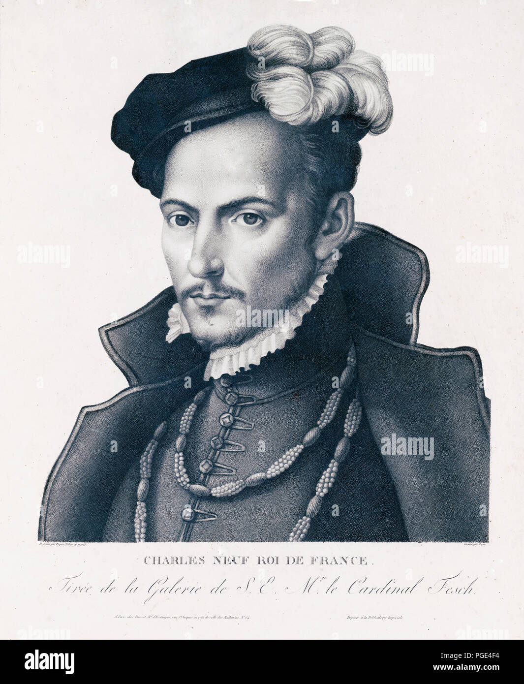 Charles Neuf Roi de France Stockfoto