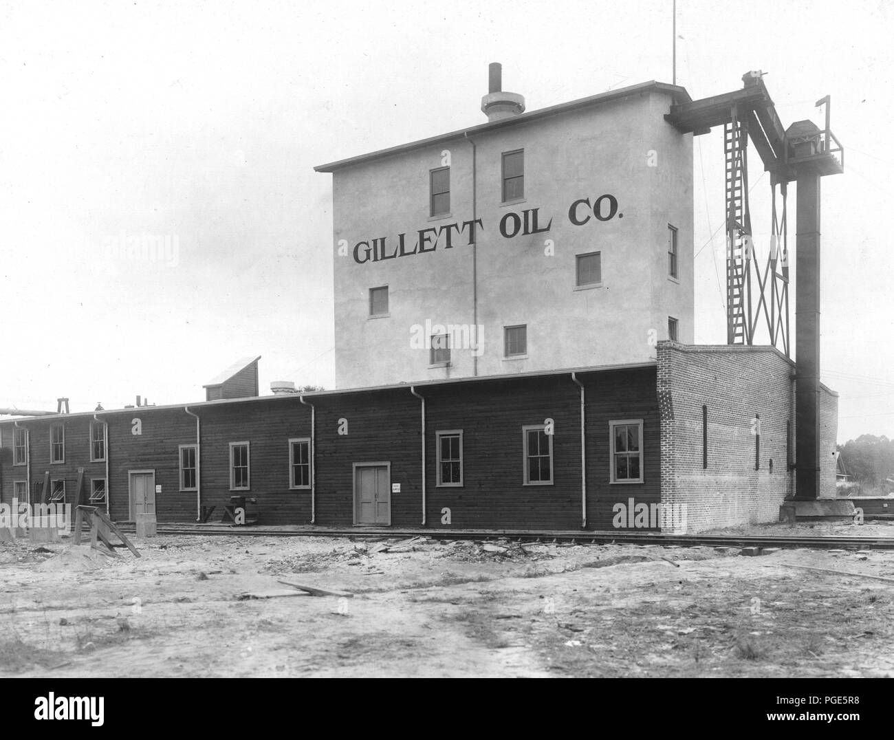 Flugzeuge - Werkstoffe - Herstellung casot Öl. Brecheranlage der Gillett Oil Co., Gainesville, Fla Stockfoto