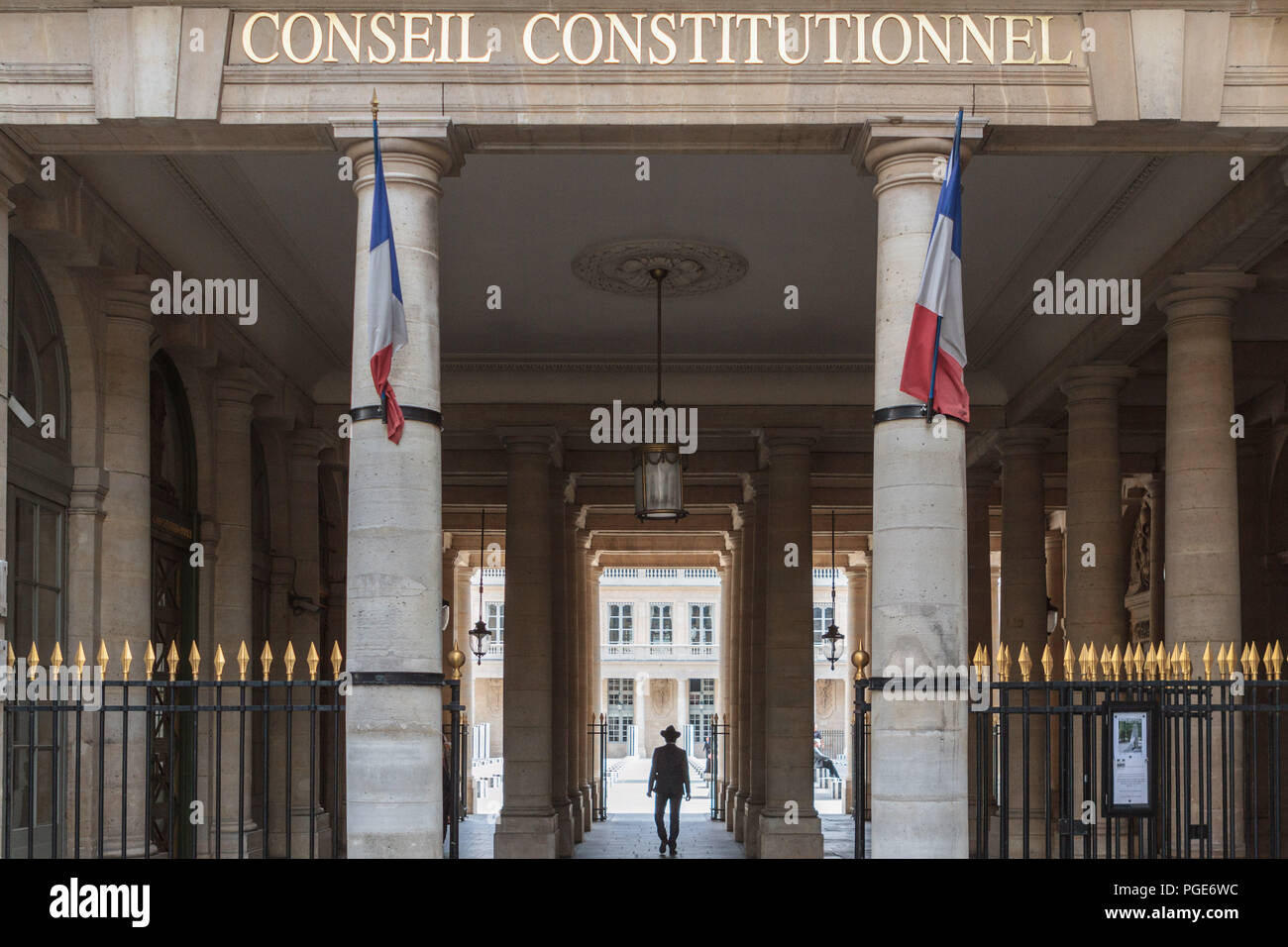 Le Conseil Constitutionnel est Une Institution Française Créée par la Constitution De La Cinquième République du 4 Oktober 1958. Il Veille À la régula Stockfoto