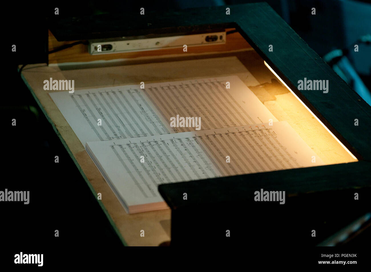 Die Broederscholen und die Heilig Hart-Basisschool Tereken aus Sint-Niklaas durchführen das Musical Annie (Belgien, 13/02/2009) Stockfoto