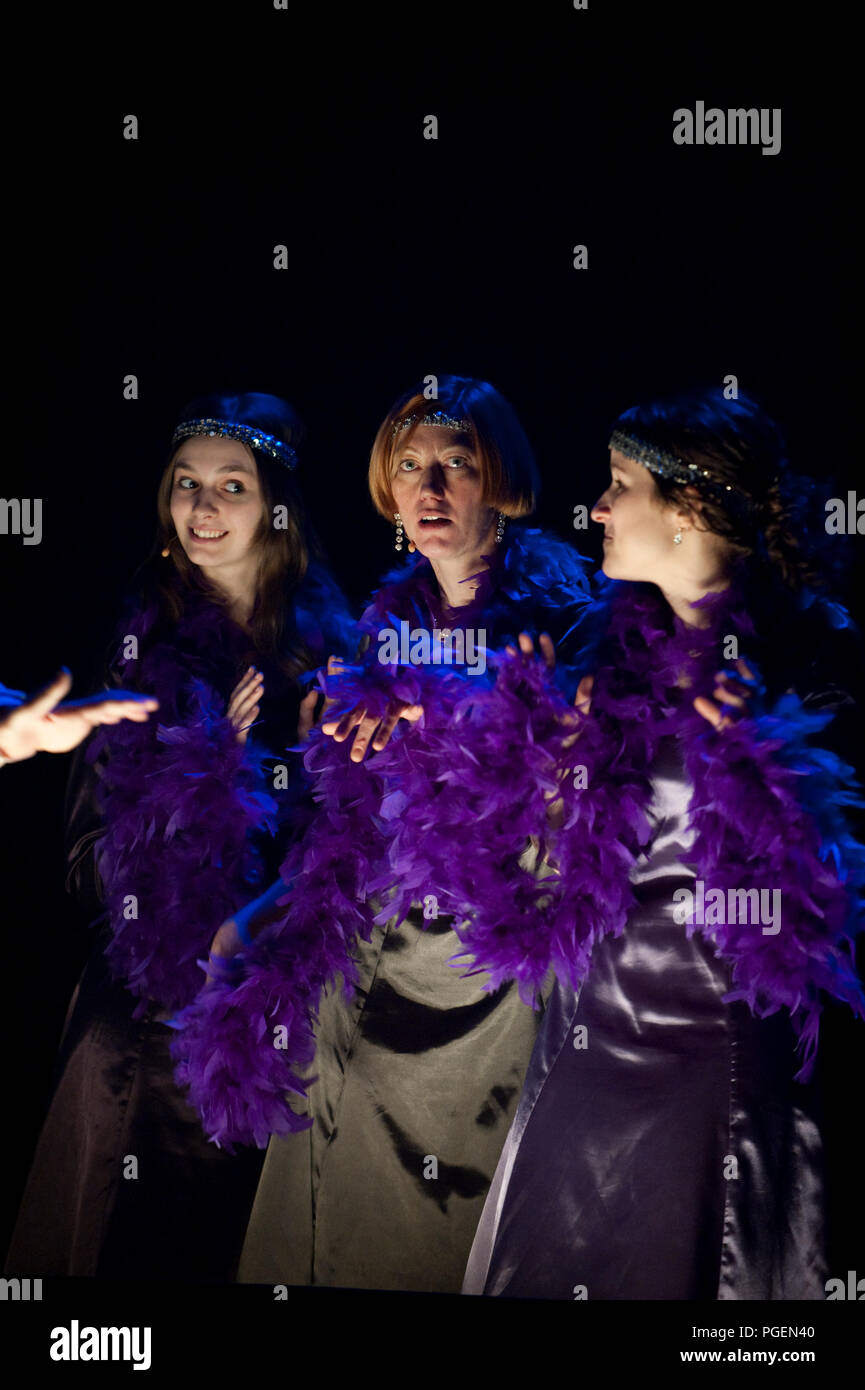 Die Broederscholen und die Heilig Hart-Basisschool Tereken aus Sint-Niklaas durchführen das Musical Annie (Belgien, 13/02/2009) Stockfoto