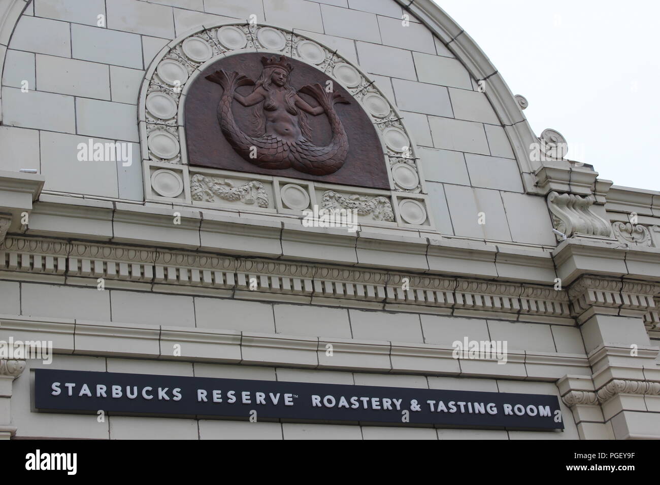 Starbucks finden Rösterei und Weinproben in Seattle, Washington, USA Stockfoto