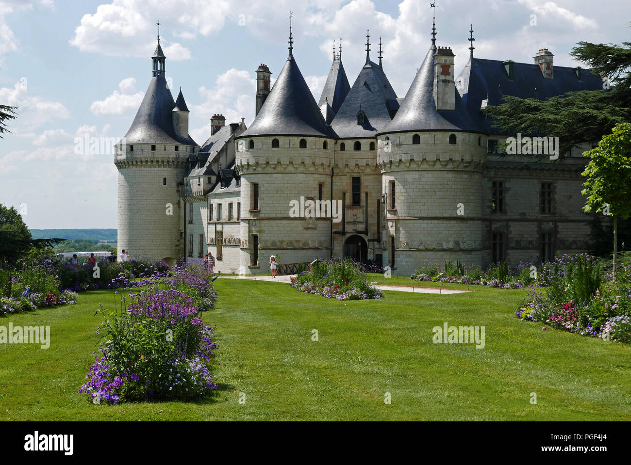 Schloss Chaumont, Chaumont-sur-Loire, Loire-Tal UNESCO Welterbe, Loir-et-Cher, Touraine, Frankreich, Europa Stockfoto