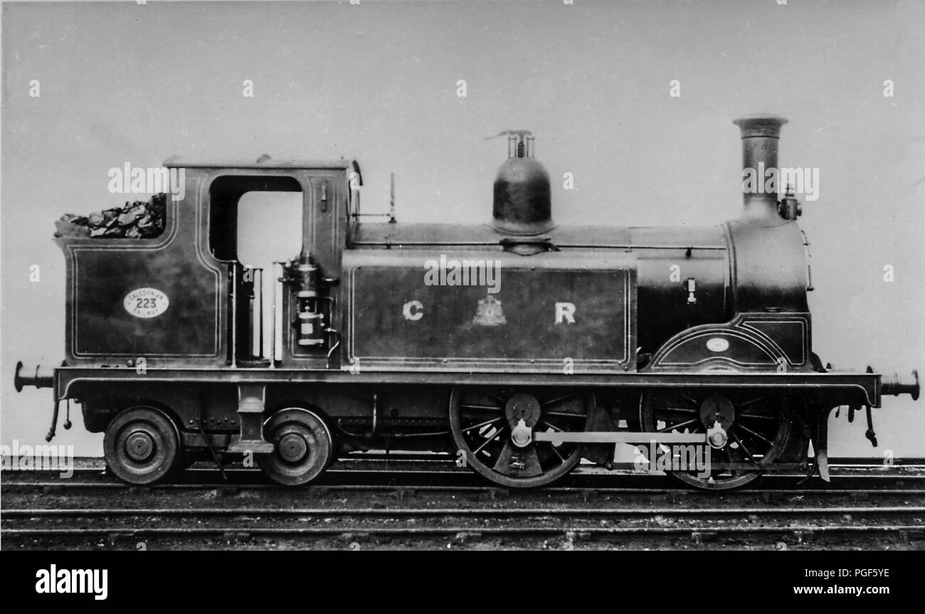 Drummond Caledonian Railway 171 Klasse 0-4-4T Nr. 223 Stockfoto