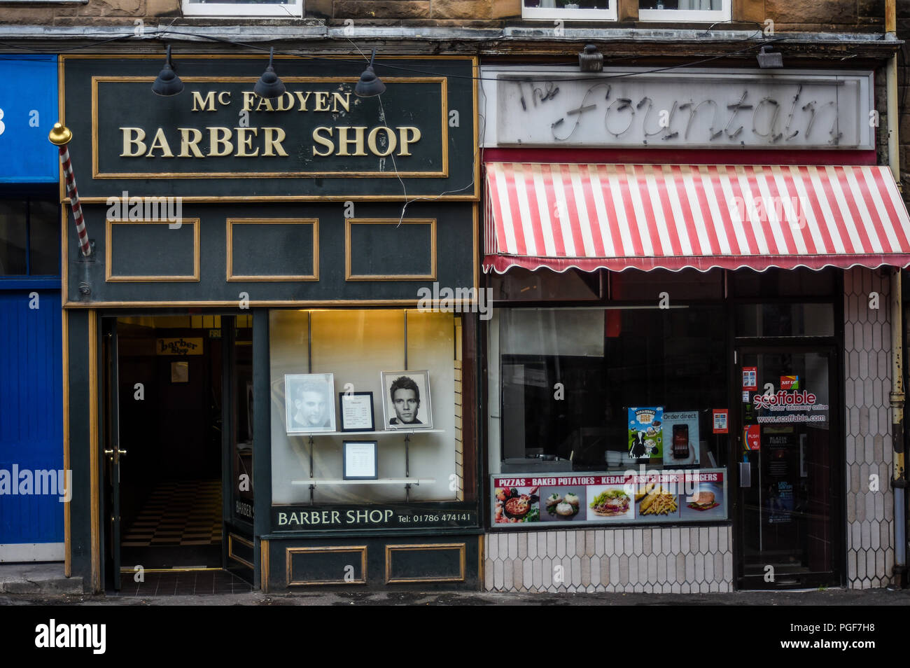 Barbershop In Old City In Stockfotos und -bilder Kaufen - Alamy