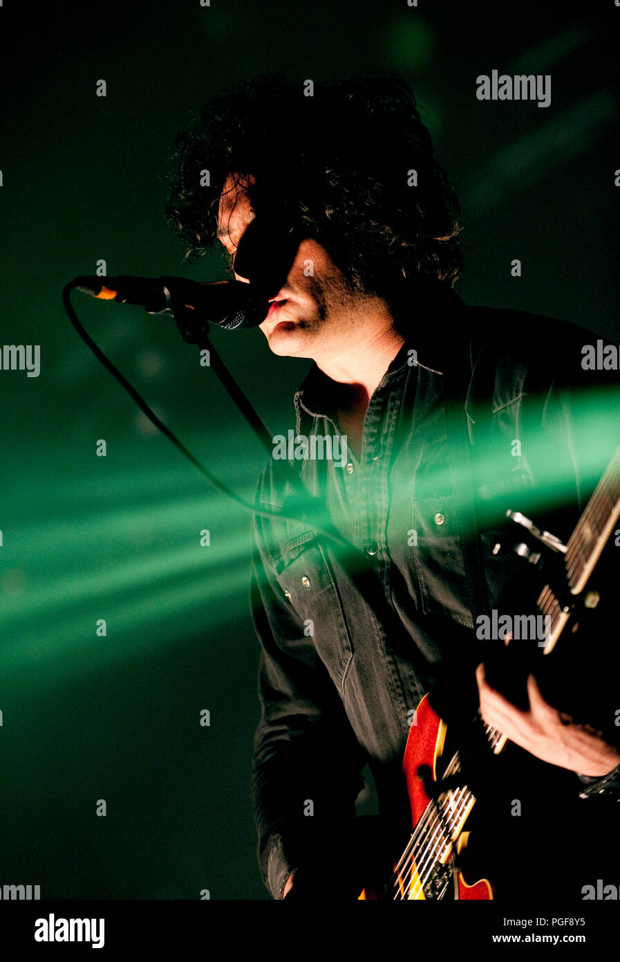 American Rock Band Black Rebel Motorcycle Club in den Nuits du Botanique in Brüssel (Belgien, 14.05.2010) Stockfoto