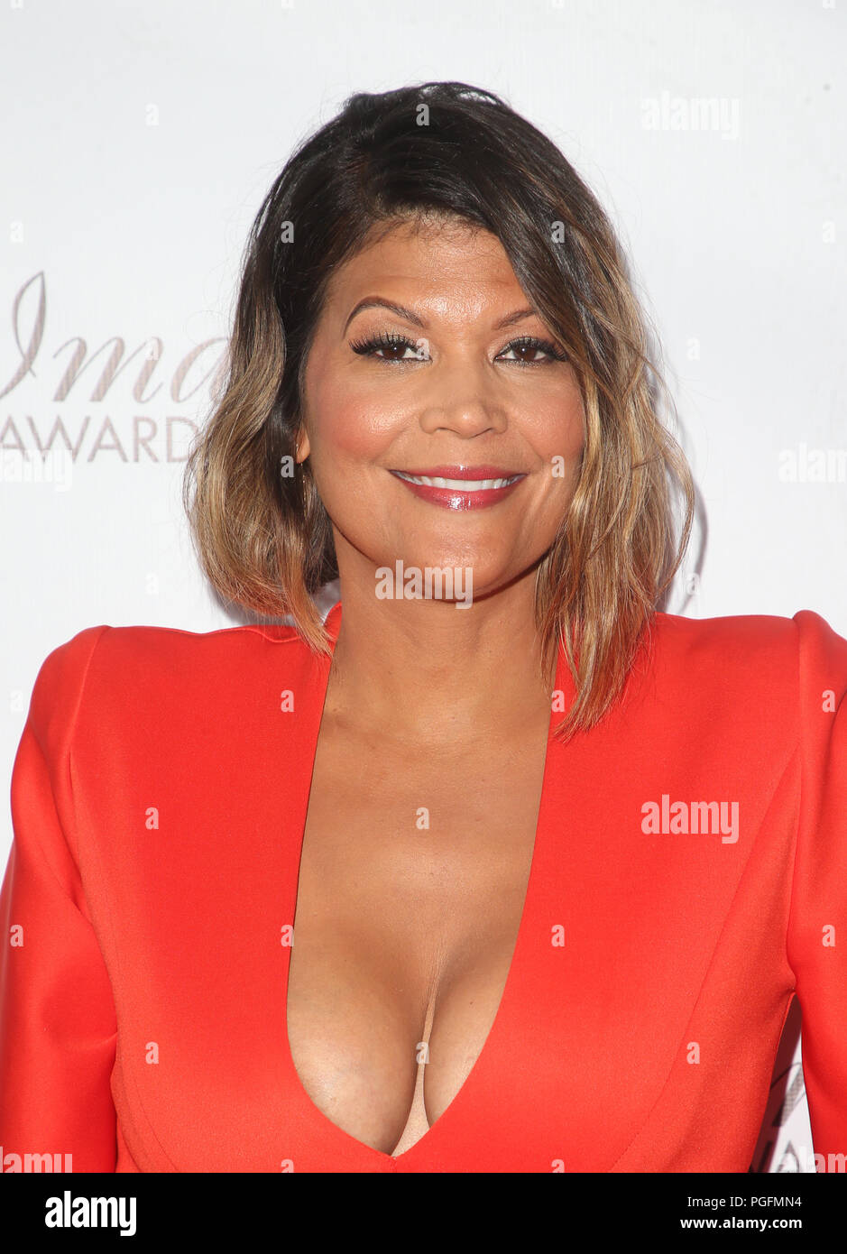 LOS ANGELES, Ca - 25. August: Aida Rodriguez, nimmt an der 33. jährlichen Imagen Awards im JW Marriott Los Angeles In Los Angeles. LIVE am 25. August 2018 in Los Angeles, Kalifornien Quelle: Faye Sadou/MediaPunch Stockfoto