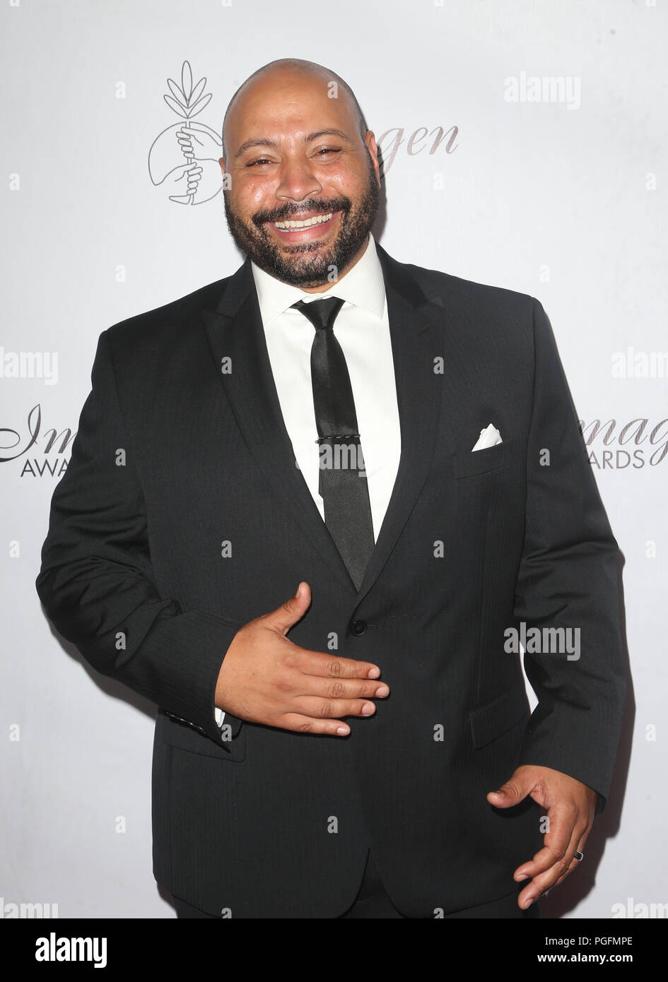 Los Angeles, Ca, USA. 25 Aug, 2018. Colton Dunn, nimmt an der 33. jährlichen Imagen Awards im JW Marriott Los Angeles In Los Angeles. LIVE am 25. August 2018 in Los Angeles, Kalifornien Quelle: Faye Sadou/Medien Punch/Alamy leben Nachrichten Stockfoto