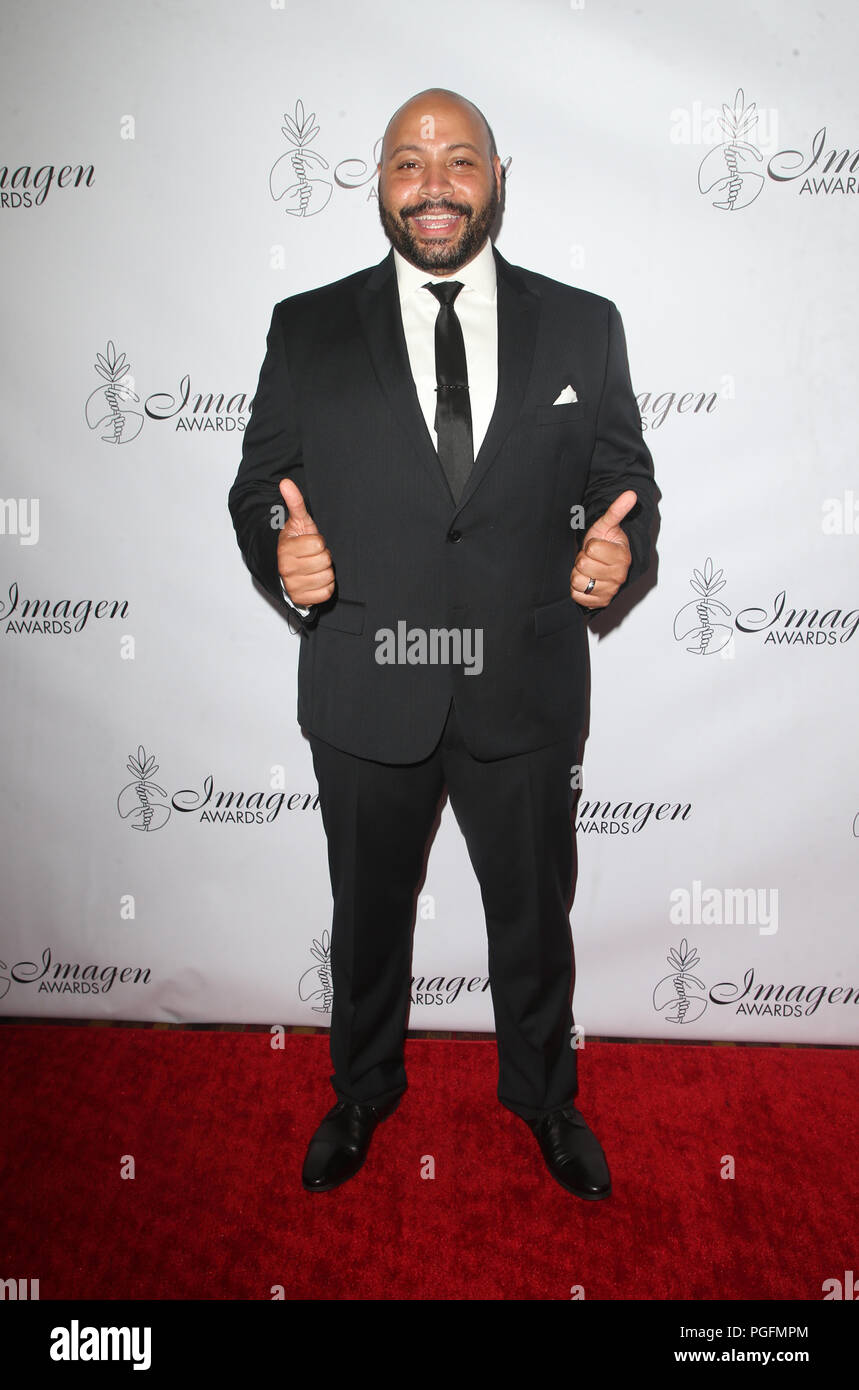 Los Angeles, Ca, USA. 25 Aug, 2018. Colton Dunn, nimmt an der 33. jährlichen Imagen Awards im JW Marriott Los Angeles In Los Angeles. LIVE am 25. August 2018 in Los Angeles, Kalifornien Quelle: Faye Sadou/Medien Punch/Alamy leben Nachrichten Stockfoto