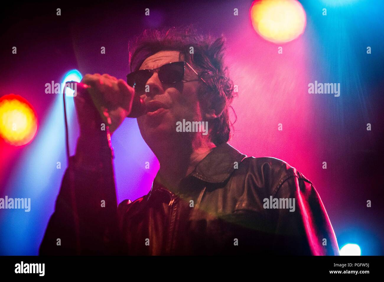 Turin, Italien. 25. August 2018. Echo & Bunnymen live am heutigen Festival 2018 © Roberto Finizio / alamy Leben Nachrichten Stockfoto