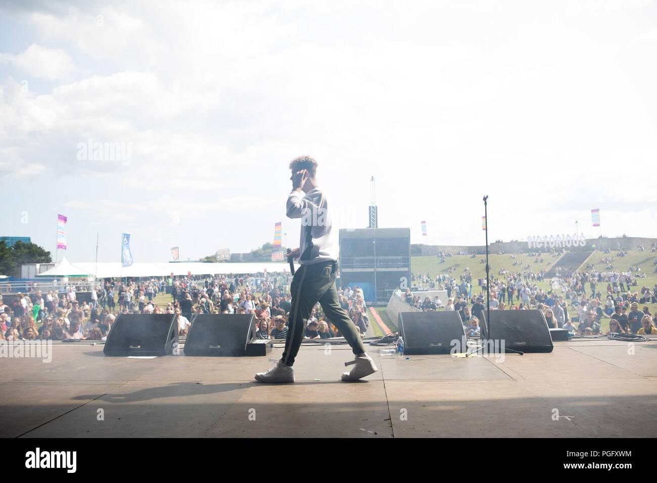 Portsmouth, Großbritannien 25. August 2018. Mullally bei siegreichen Festival © Alex Bailey/Alamy leben Nachrichten Stockfoto