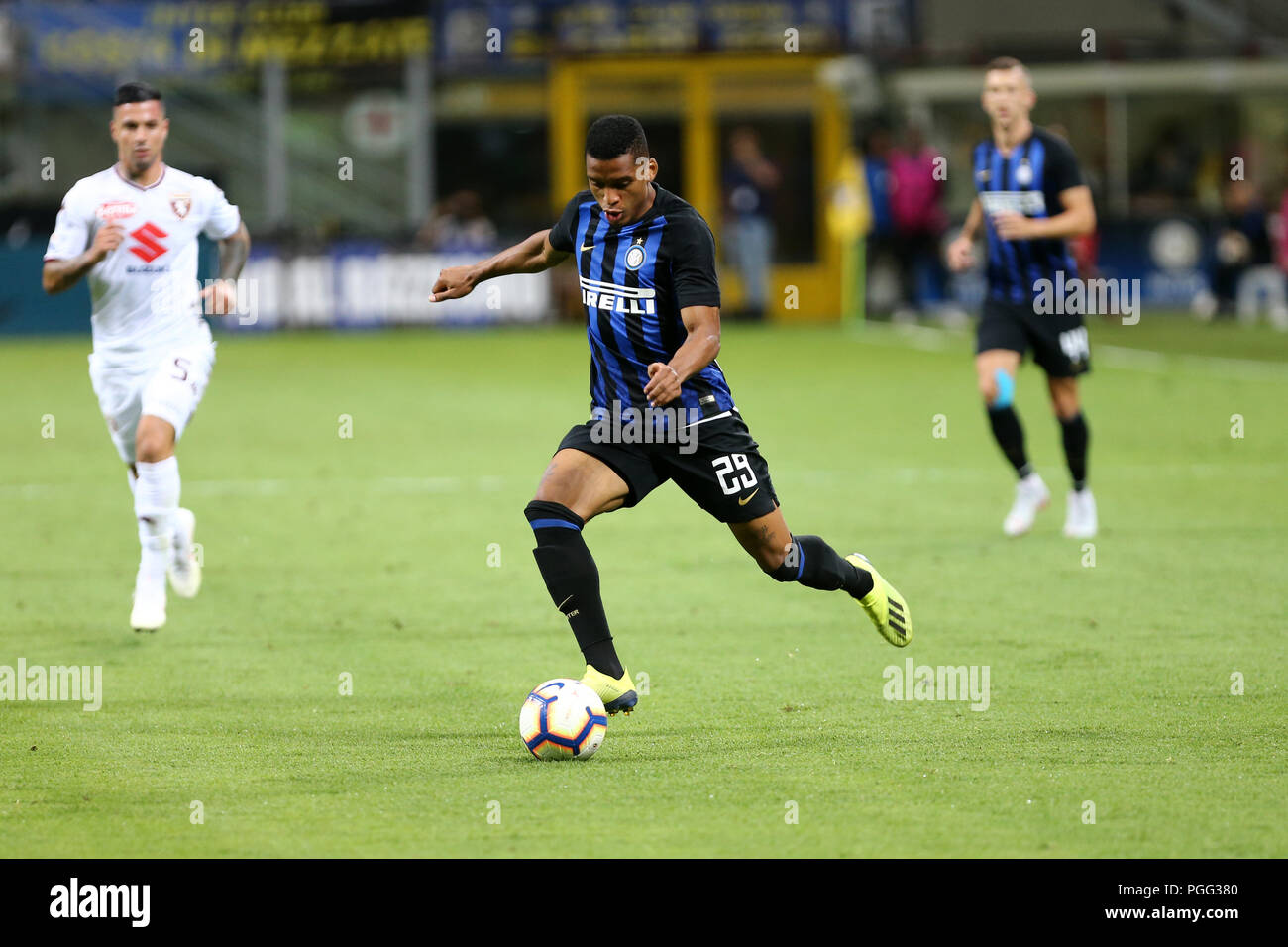 Mailand, Italien. 26 August, 2018. Berger Henrique der FC Internazionale in Aktion während der Serie A-Spiel zwischen dem FC Internazionale und Torino Fc. Stockfoto