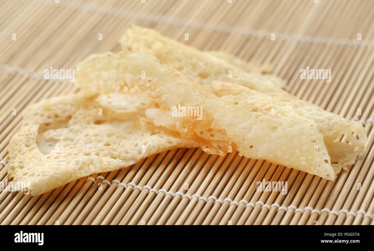 Chita Ruti ein Bengali Delikatesse auf strukturierte Oberfläche Stockfoto