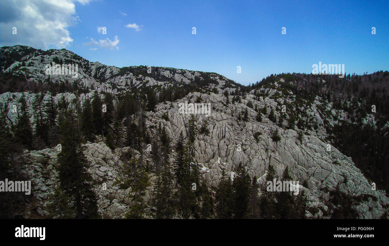 Die Nordlichen Velebit Nationalpark Kroatisch Nacionalni Park Sjeverni Velebit Ist Beruhmt Fur Seine Vielfalt An Karstlandschaft Formen Stockfotografie Alamy