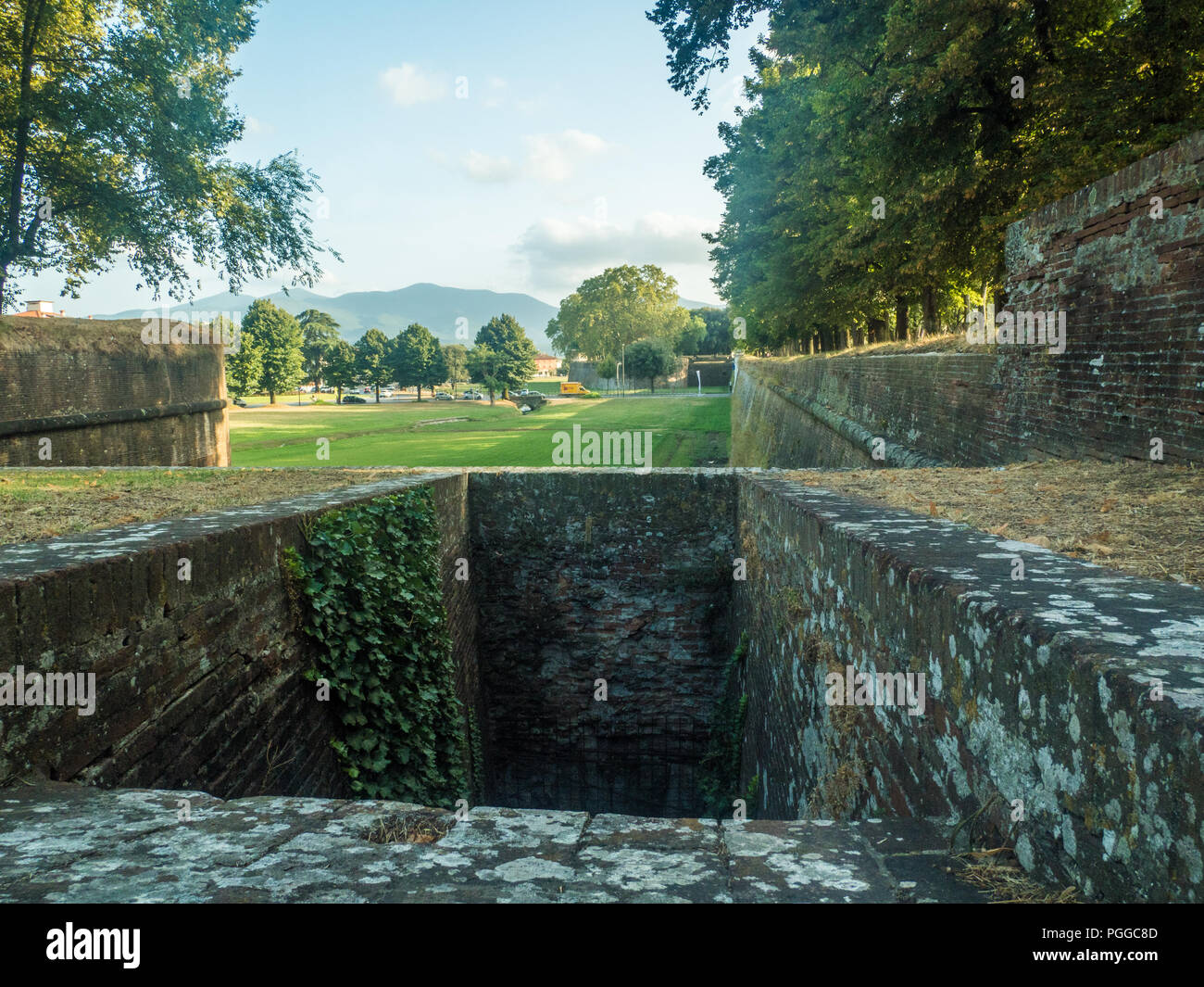 Lucca, eine Stadt in der Toskana, Italien Stockfoto