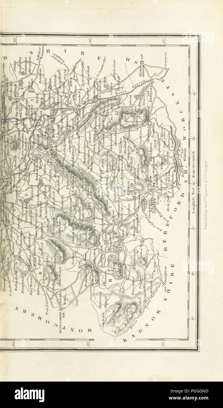 Bild von Seite 135 "Der parlamentarische Ortsverzeichnis von England und Wales, angepasst an die neuen Armen - Gesetz, Franchise, kommunale und kirchliche Arrangements und mit einem speziellen Verweis auf die Linien von Eisenbahn und 0003 zusammengestellt. Stockfoto