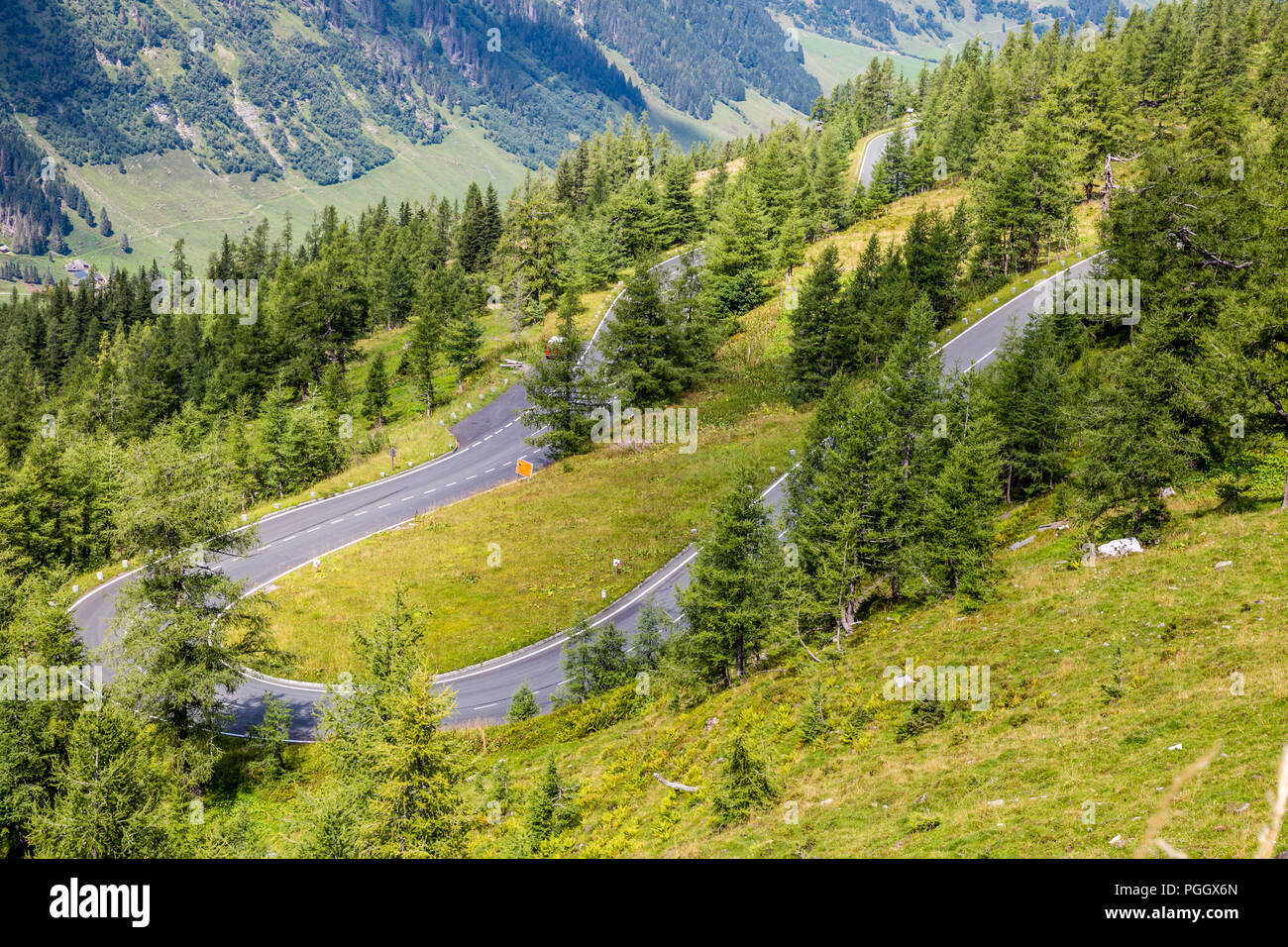 Großglockner Hochalpenstraße - Österreich Stockfoto