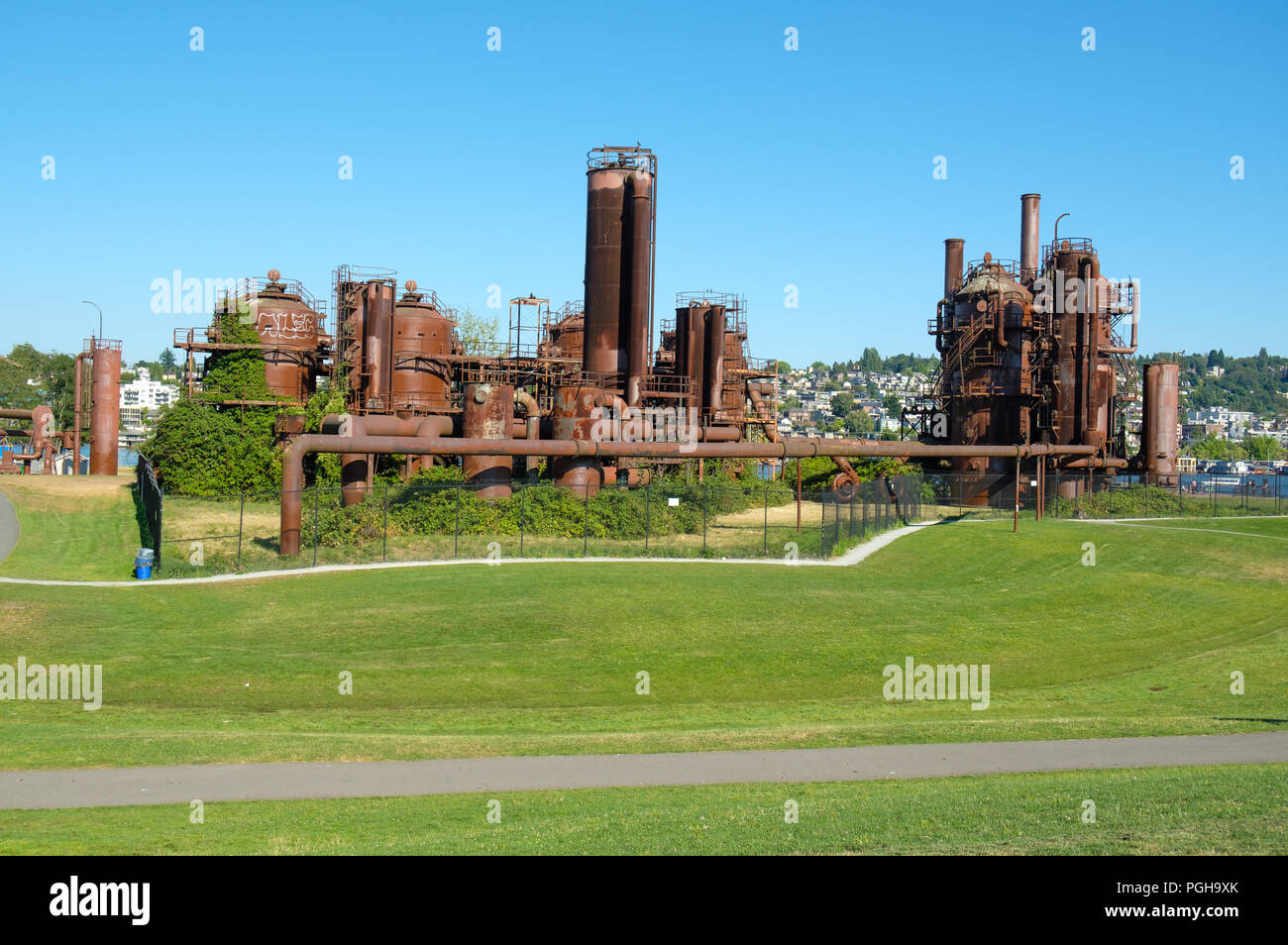 Gas Park, Seattle, USA Stockfoto