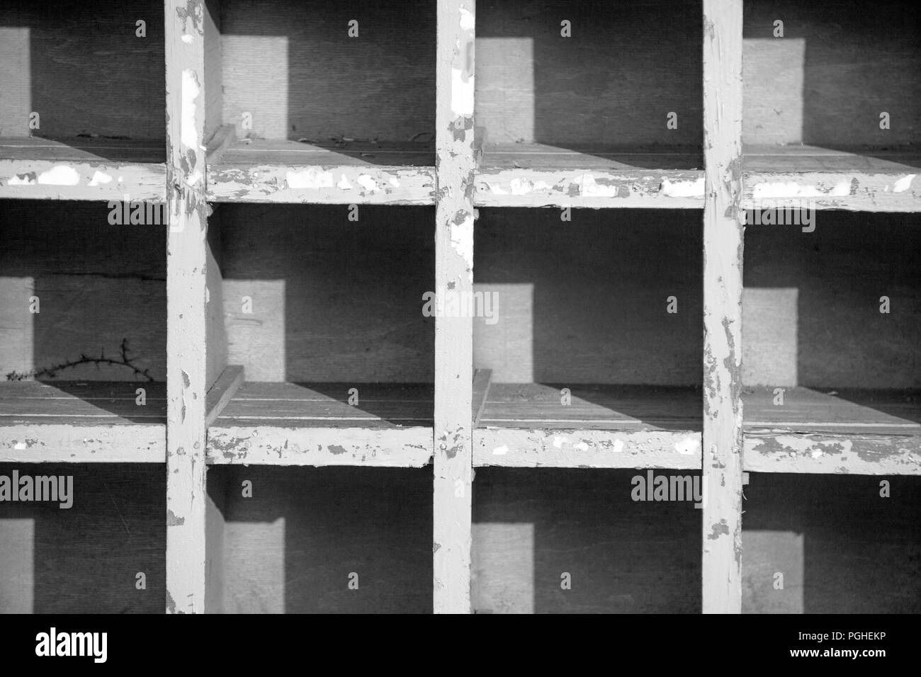 Eine Menge Beton quadratische Form. Niedrige Qualität Fertigteilen, Beton auf offener Raum Stockfoto