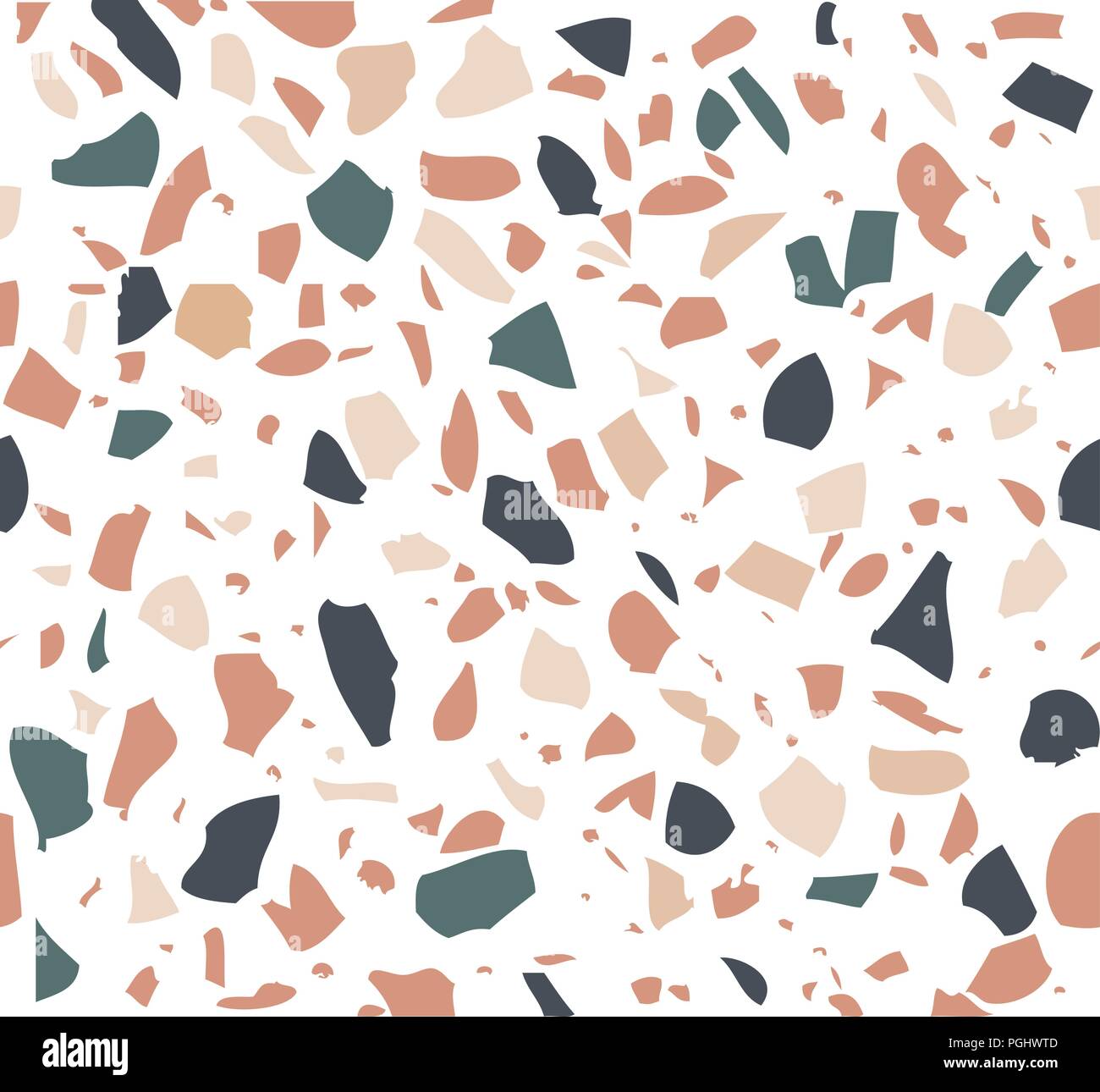 Vector Illustration von terrazzo Muster Hintergrund Stock Vektor