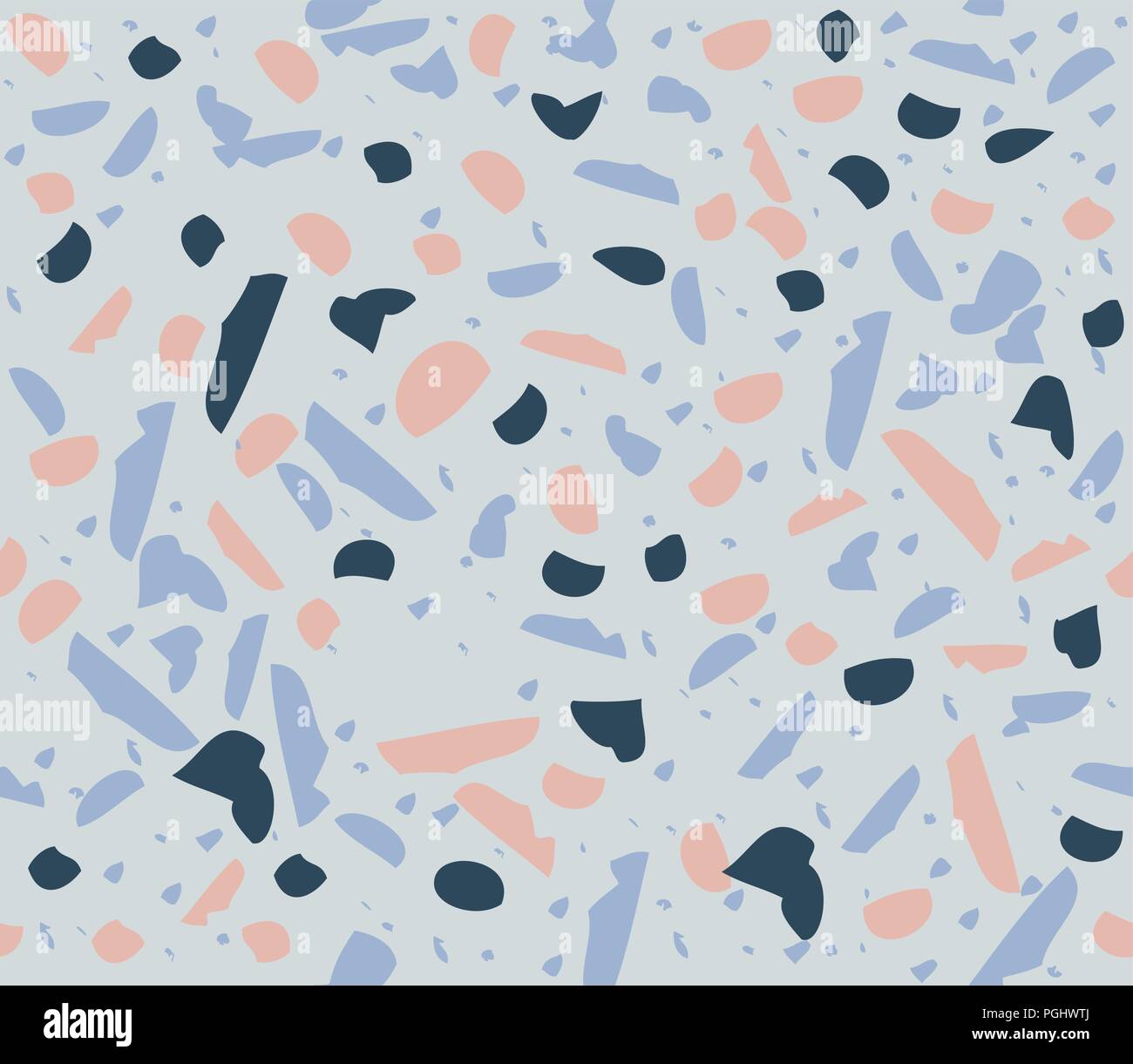 Vector Illustration von terrazzo Muster Hintergrund Stock Vektor