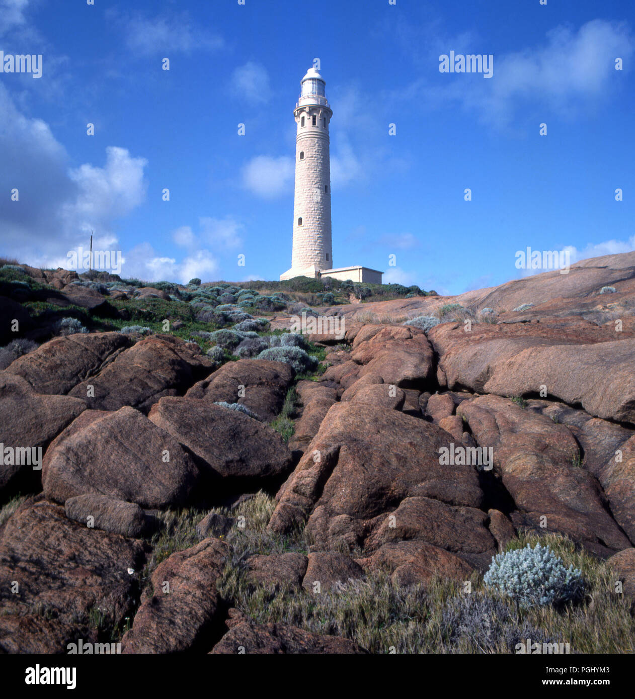 Leuchtturm am Cape Leeuwin, WESTERN AUSTRALIA. Stockfoto