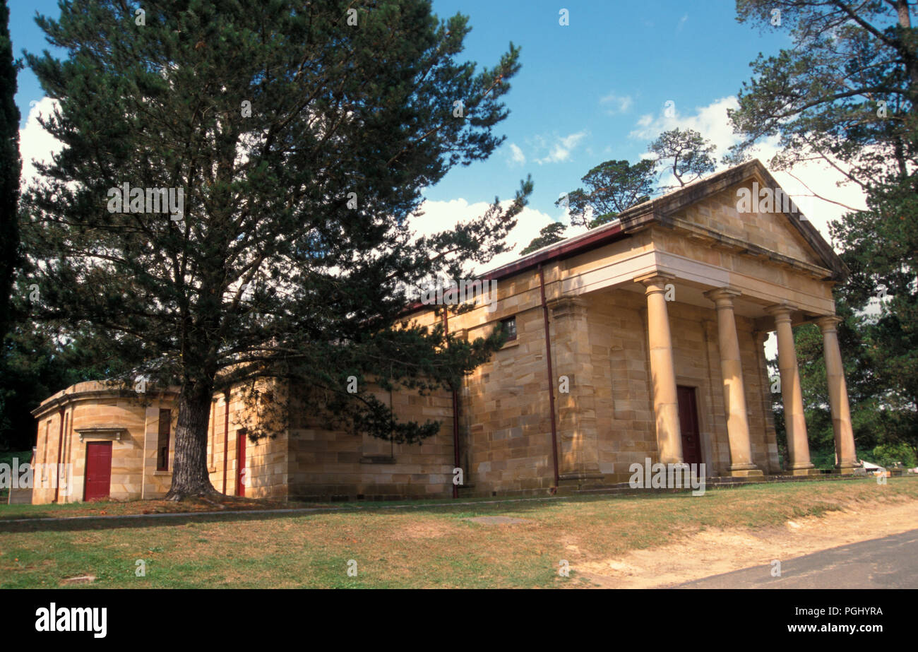 BERRIMA COURT HOUSE (b 1838), NEW SOUTH WALES, Australien Stockfoto