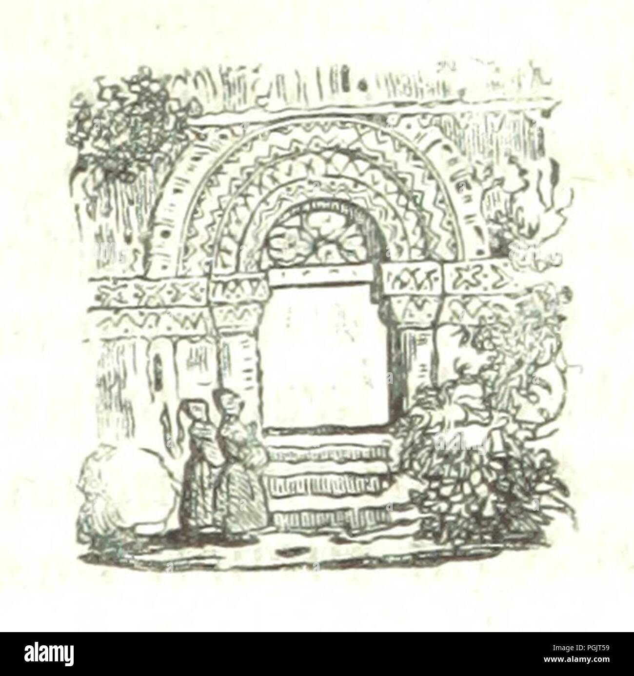 Bild von Seite 97 der "Anciens Schlösser, demeures féodales, Burgen, etc. de l'Europe, avec les Traditionen ... qui s'y rattachent. Ouvrage orné de 90 Gravures. Par une société d'artistes et de litt 0059. Stockfoto