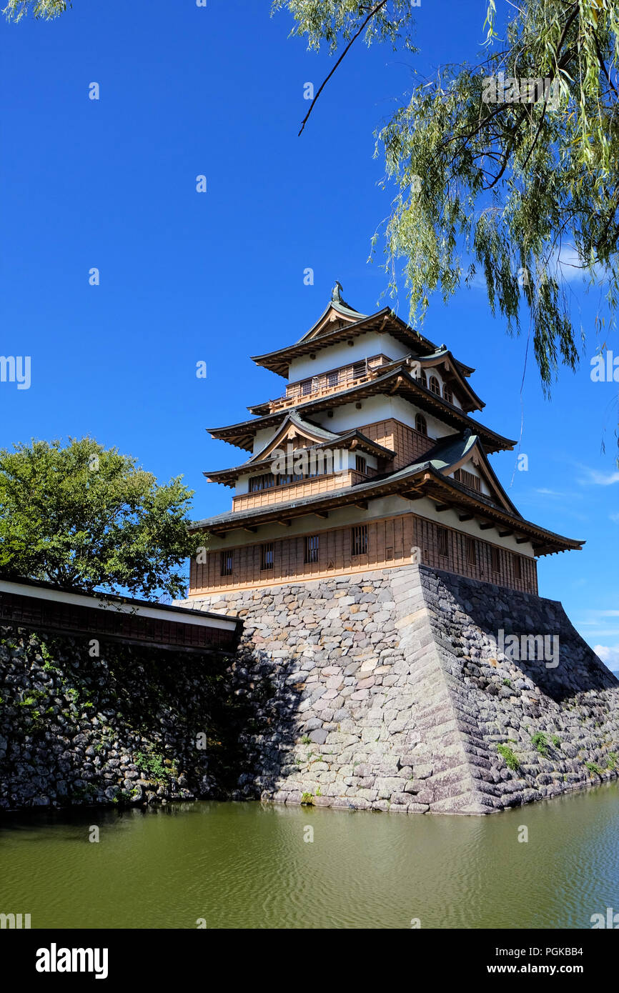 Takashima Schloss von suwa Stadt, Nagano, Japan Stockfoto