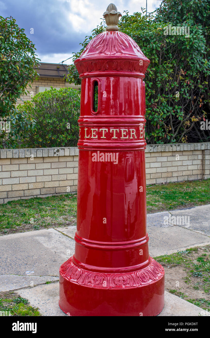 Historische Mail Empfänger in Goulburn New South Wales Australien Stockfoto