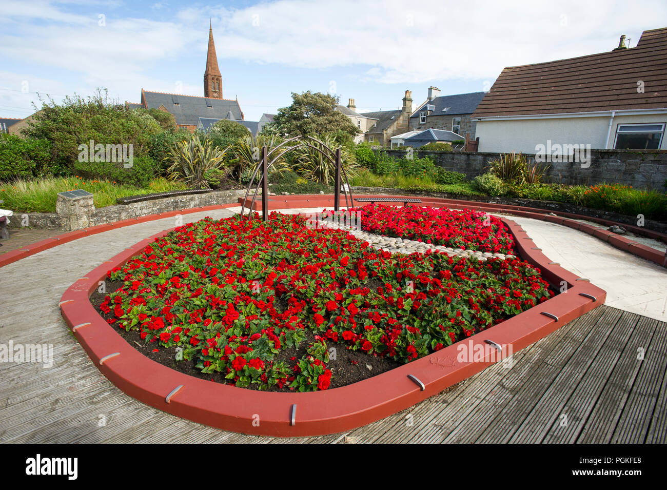 Gordon Brown Memorial Garden, South Beach Troon, Ayrshire, Schottland Stockfoto