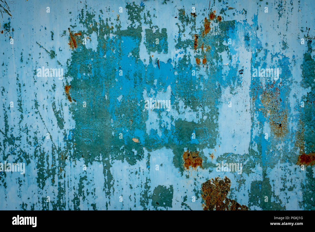 Abstract grunge Farbe Metall- und rustikalen Hintergrund und texturiert. Stockfoto