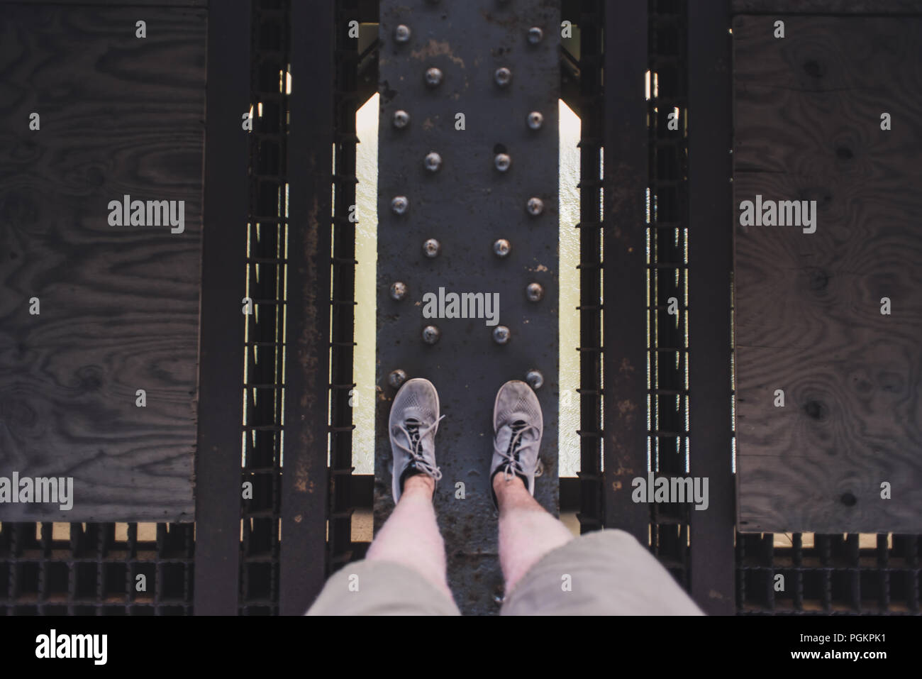 Veterans Memorial Bridge Stockfoto